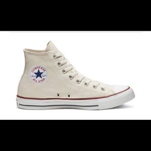 Cream Converse High Top